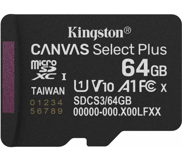 Kingston Canvas Select Plus Gen3 microSDXC 64GB