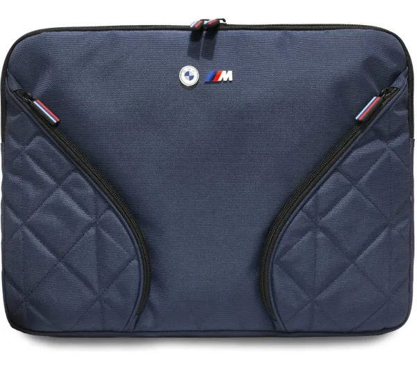 BMW Nylon Pockets&Metal Logo Sleeve 16" Granatowy