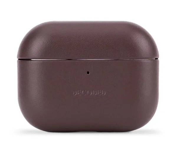 Decoded Leather Case MagSafe do Apple AirPods Pro 3 Brązowy