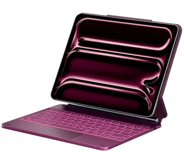 Typecase Edge z klawiaturą do iPad Air 13" Malinowy