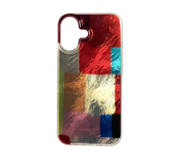 Phoneskin Kolorowa Kratka do iPhone 16 Kolorowy