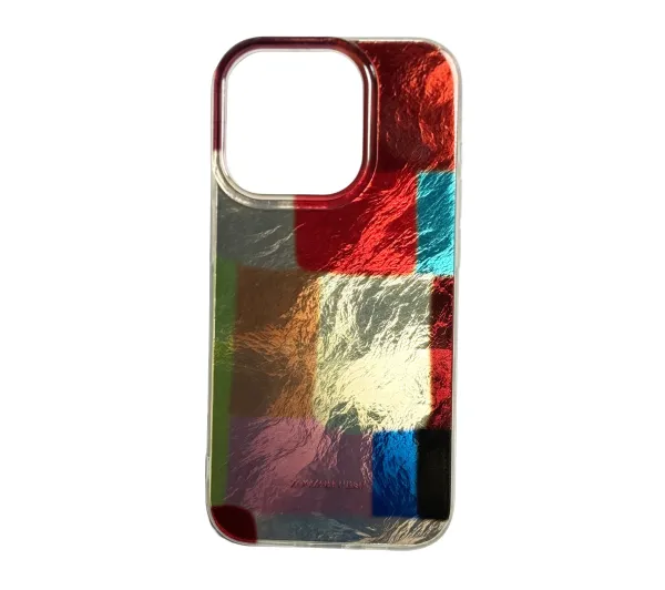 Phoneskin Kolorowa Kratka do iPhone 15 Pro Kolorowy