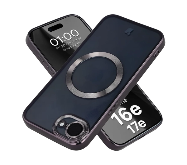 Bizon Case GuardO do iPhone 17e / 16e Czarny