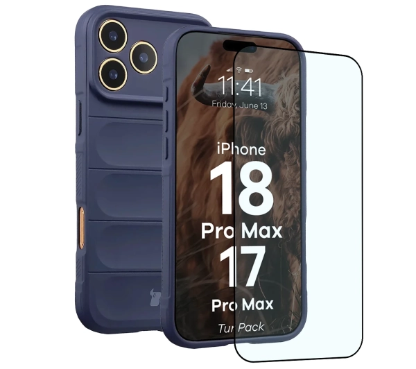 Bizon Tur Pack do iPhone 18 Pro Max / 17 Pro Max Granatowy