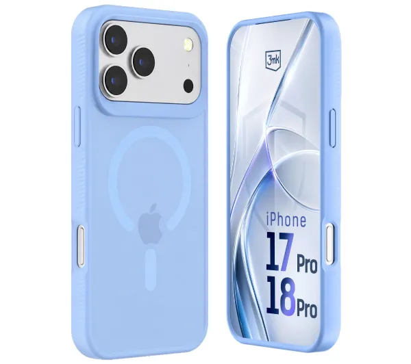 3mk Hardy Hazy MagCase do iPhone 18 Pro/ 17 Pro Niebieski