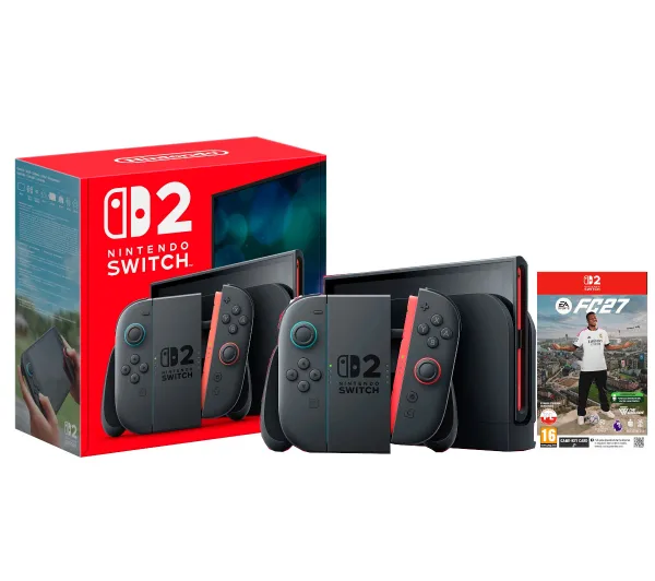 Nintendo Switch 2 Joy-Con Czarny + EA SPORTS FC 27