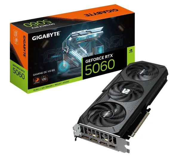 Gigabyte GeForce RTX 5060 Gaming OC 8GB GDDR7 128bit DLSS 4