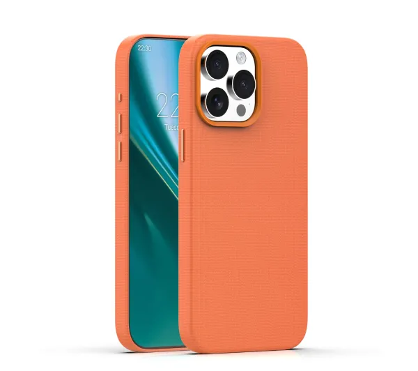 Etui do iPhone 14 Pro pomarańczowe Etteri mocne ochronne plecki 2mm stylowe