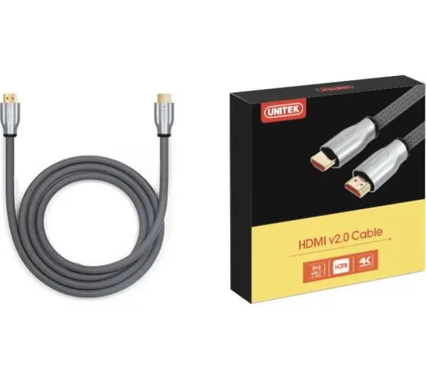 Unitek Y-C136RGY 1m Srebrny