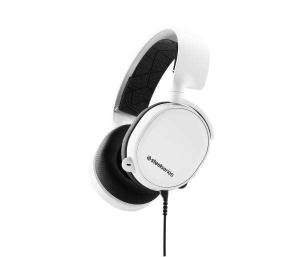 słuchawki z mikrofonem SteelSeries Arctis 3 (biały)