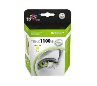 TB Print TBB-LC1100YE (zamiennik LC-1100Y, LC-980Y) Żółty 19 ml