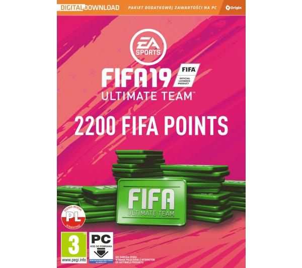 Zdjęcia - Gra Electronic Arts FIFA 19 2200 punktów Dodatek do  na PC 