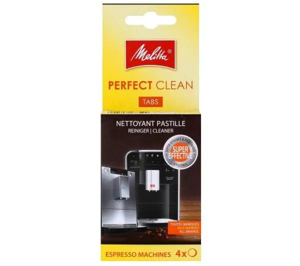 Tabletki do czyszczenia ekspresu Melitta Perfect Clean Tabs - 4 szt