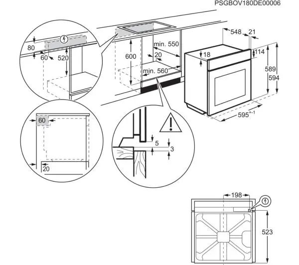 Electrolux 600 SurroundCook EOF5C50Z Termoobieg Czarny - Kup na Raty - RRSO 0%