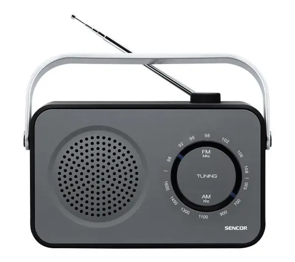 Sencor SRD 2100 B Radio FM Srebrny