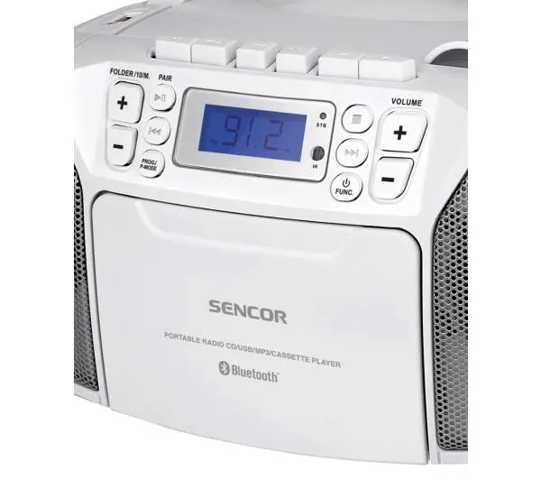 Sencor SPT 3907 W Bluetooth Biały