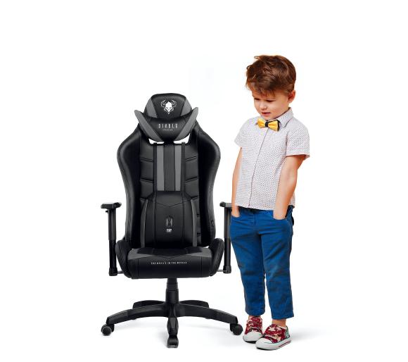 fotel gamingowy Diablo Chairs X-Ray Kids Size (czarno-szary)