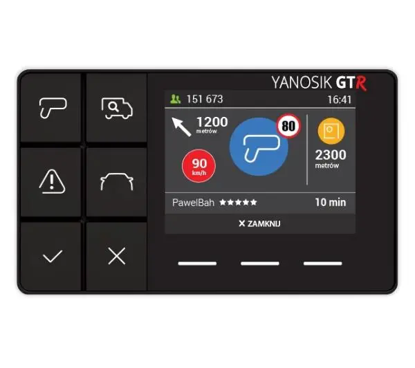 YANBOX Yanosik GTR + 1 rok abonamentu