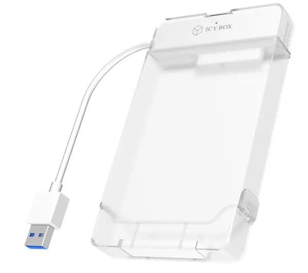 ICY BOX IB-AC703-U3 Transparentny