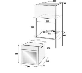 Электрический духовой шкаф beko bis15300x