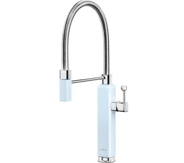 Baterie kuchenne - Smeg MDF50PB Błękitny Mosiądz