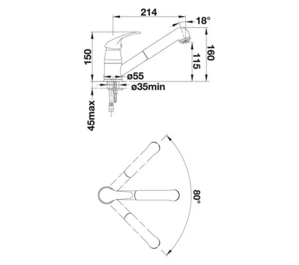 Blanco Daras-S 517735 Biały Wygląd silgranitu - Kup na Raty - RRSO 0%