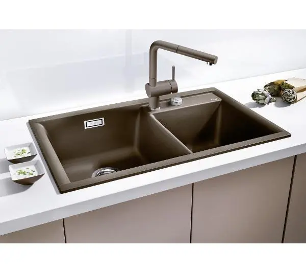 Blanco Linus-S 516697 Kawowy Wygląd silgranitu - Kup na Raty - RRSO 0%