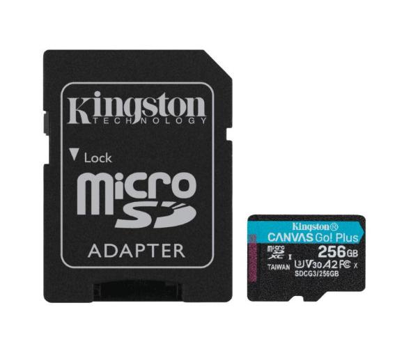 karta pamięci Kingston microSD Canvas Go Plus 256GB 170/90MB/S U3 V30