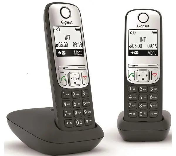 Gigaset A690 DUO Czarno-srebrny