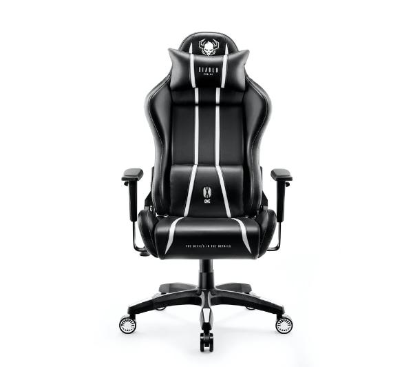 Diablo Chairs X-One 2.0 Normal Size (czarno-biały)-Zdjęcie-0