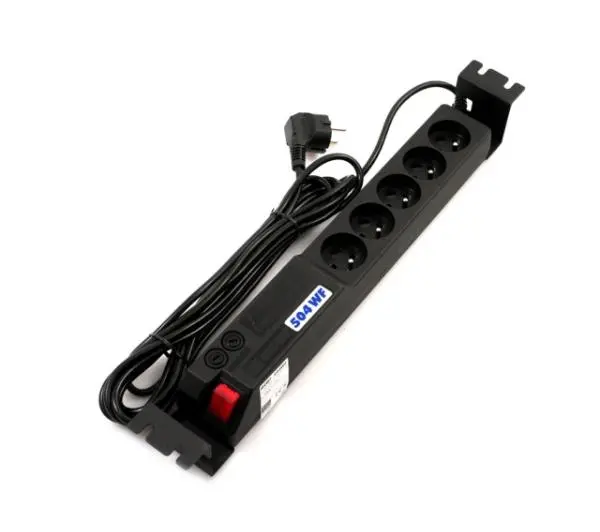 Acar 504 WF 5 gniazd 5m Czarny