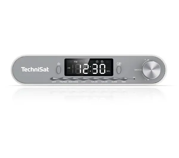 TechniSat KitchenRadio Radio FM Bluetooth Biało-srebrny