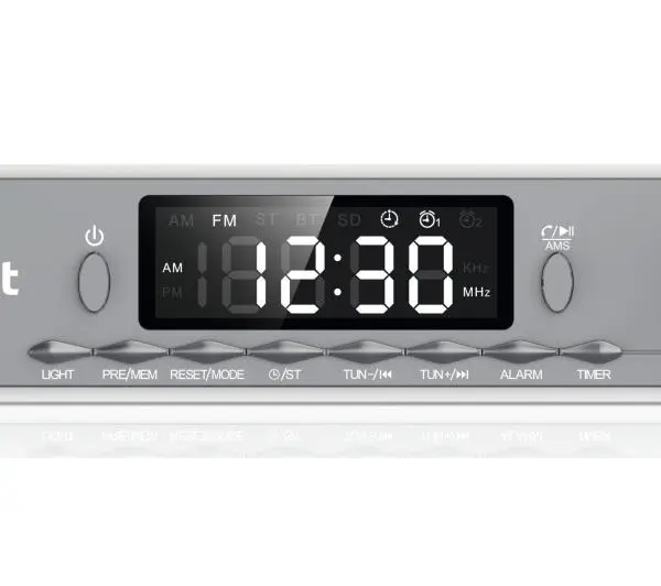 TechniSat KitchenRadio Radio FM Bluetooth Biało-srebrny
