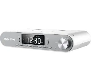 TechniSat KitchenRadio Radio FM Bluetooth Biało-srebrny