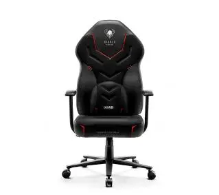 Diablo Chairs X-Gamer 2.0 Normal Size Gamingowy do 150kg Skóra ECO Tkanina Dark obsidian - Kup na Raty - RRSO 0%