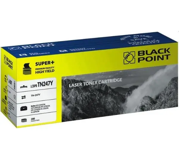 Kaseta z tonerem BLACK POINT LCBPBTN247Y Zamiennik Brother TN-247Y