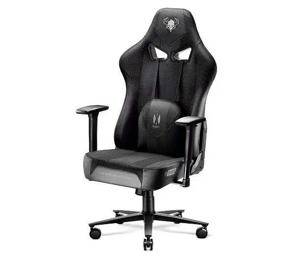 Diablo Chairs X-Player 2.0 King Size Gamingowy do 160kg Skóra ECO Tkanina Czarny - Kup na Raty - RRSO 0%