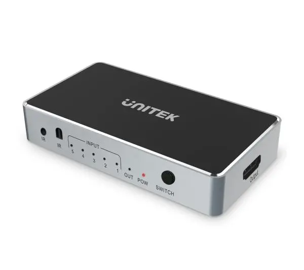 Unitek Przełącznik sygnału HDMI 1.4b 5 IN-1 OUT 4K