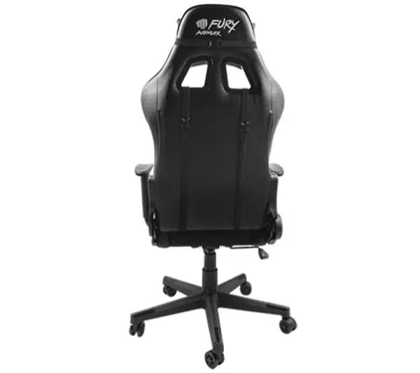 Fury Avenger XL Gamingowy do 150kg Skóra ECO Czarno-biały - Kup na Raty - RRSO 0%