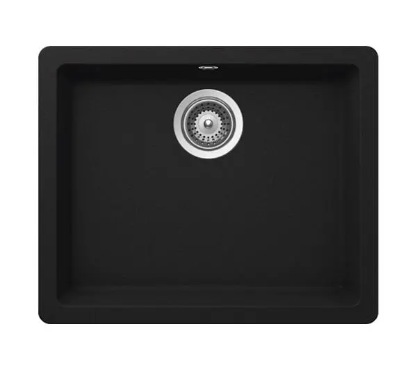 Zlewozmywaki kuchenne - Schock Quadro N-100 Granitowy Onyx