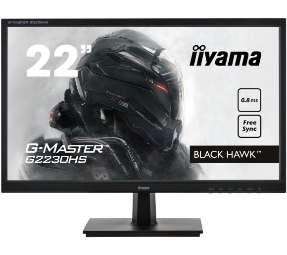 monitor LED iiyama G-MASTER Black Hawk G2230HS-B1  0,8ms 75Hz