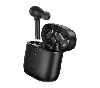 Baseus Encok W06 Dokanałowe Bluetooth 5.0 Czarny