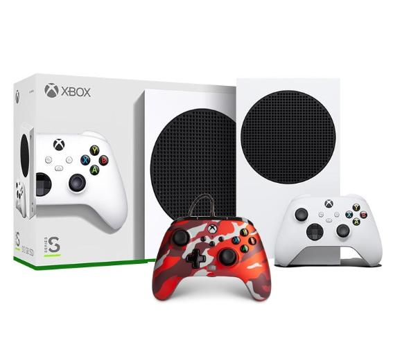 konsola Xbox Series S Xbox Series S + pad PowerA Enhanced Metalic Red Como