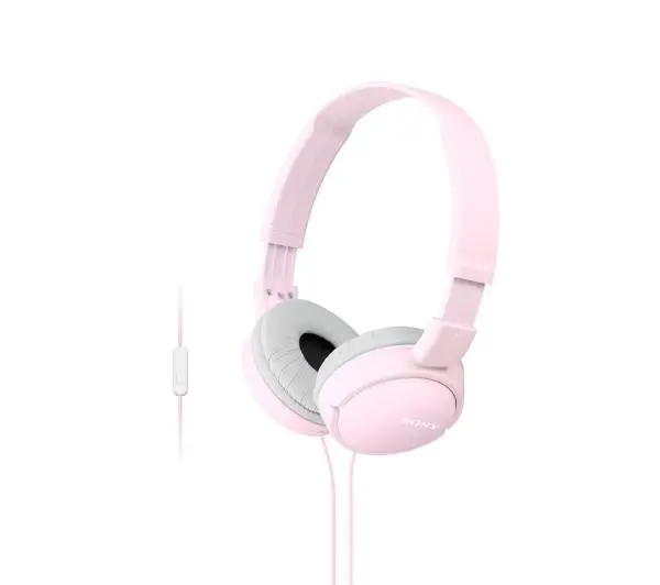 Sony MDR-ZX110AP Nauszne Mikrofon Różowy