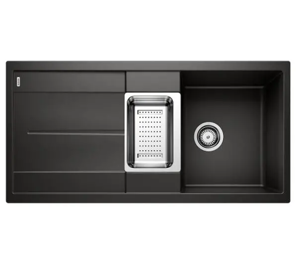 Zlewozmywaki kuchenne - Blanco METRA 6 S 525927 Granitowy Czarny