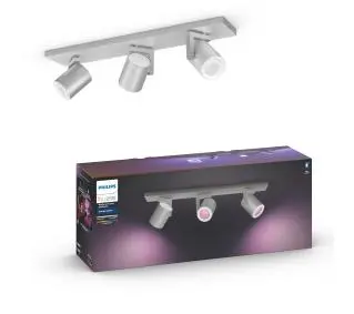 Philips Hue White and Colour Ambiance Argenta Triple Srebrny - Kup na Raty - RRSO 0%
