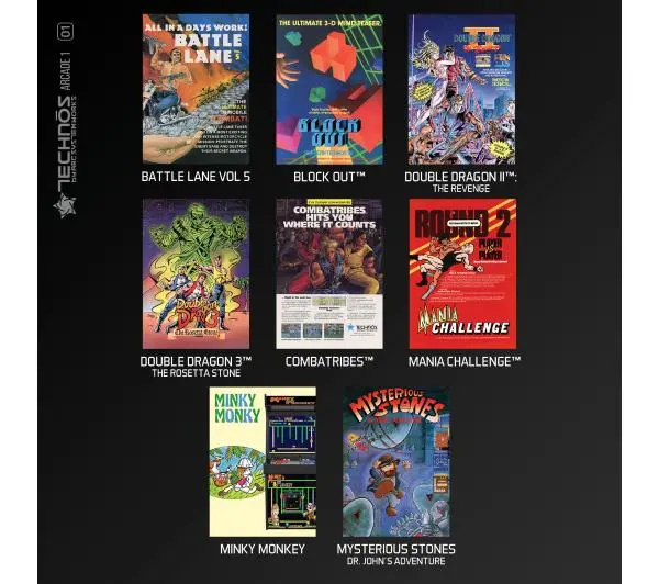 Evercade Technos Arcade 1