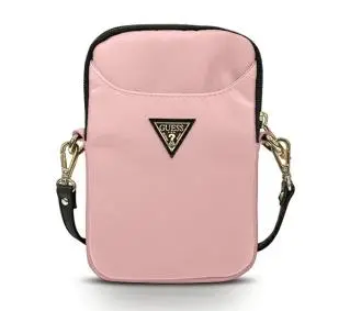 Guess Nylon Triangle GUPBNTMLLP 8"  Różowy