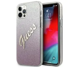Guess Glitter Gradient Script GUHCP12LPCUGLSPI do iPhone 12 Pro Max