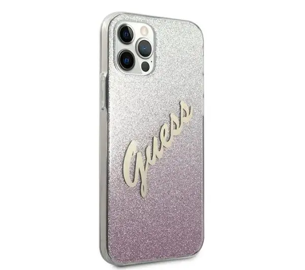 Guess Glitter Gradient Script GUHCP12LPCUGLSPI do iPhone 12 Pro Max